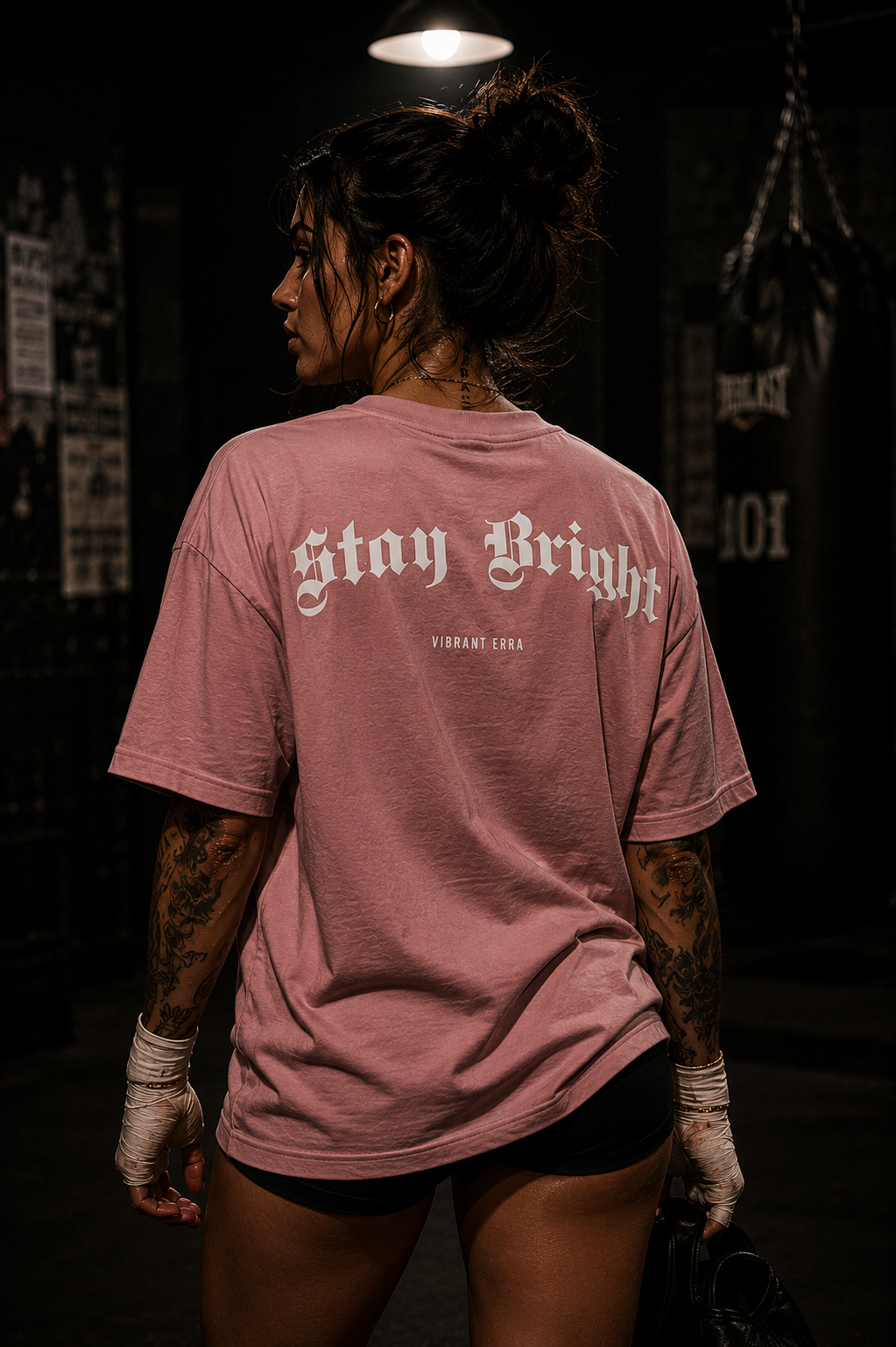 Stay Bright Tee -  Pink