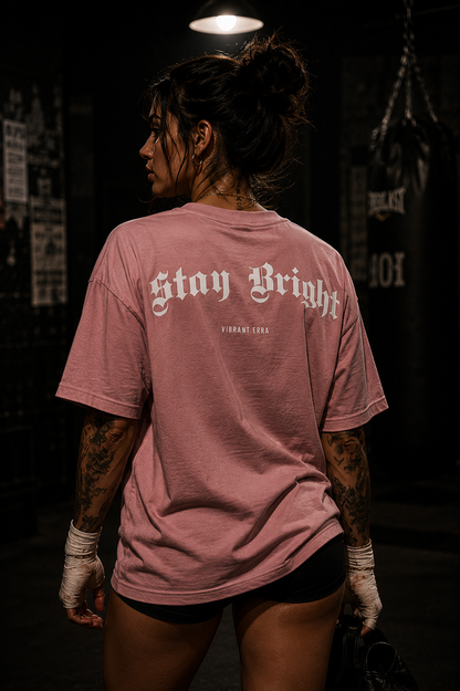 Stay Bright Tee -  Pink